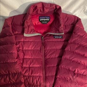 Patagonia Women's Deep Red Puffer Jacket